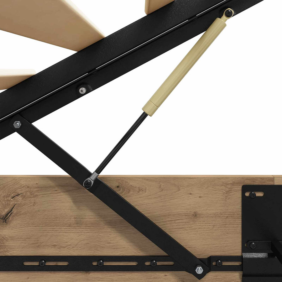 Ottoman Bedframe Ambachtelijk eiken 193 x 120 x 25 cm