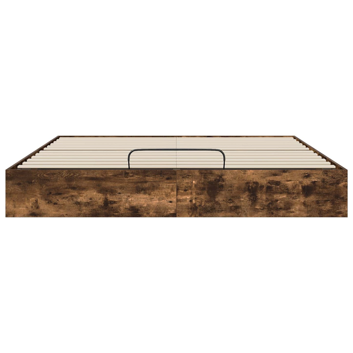 Ottoman Bedframe Gerookt eiken 193 x 120 x 25 cm Spaanplaat