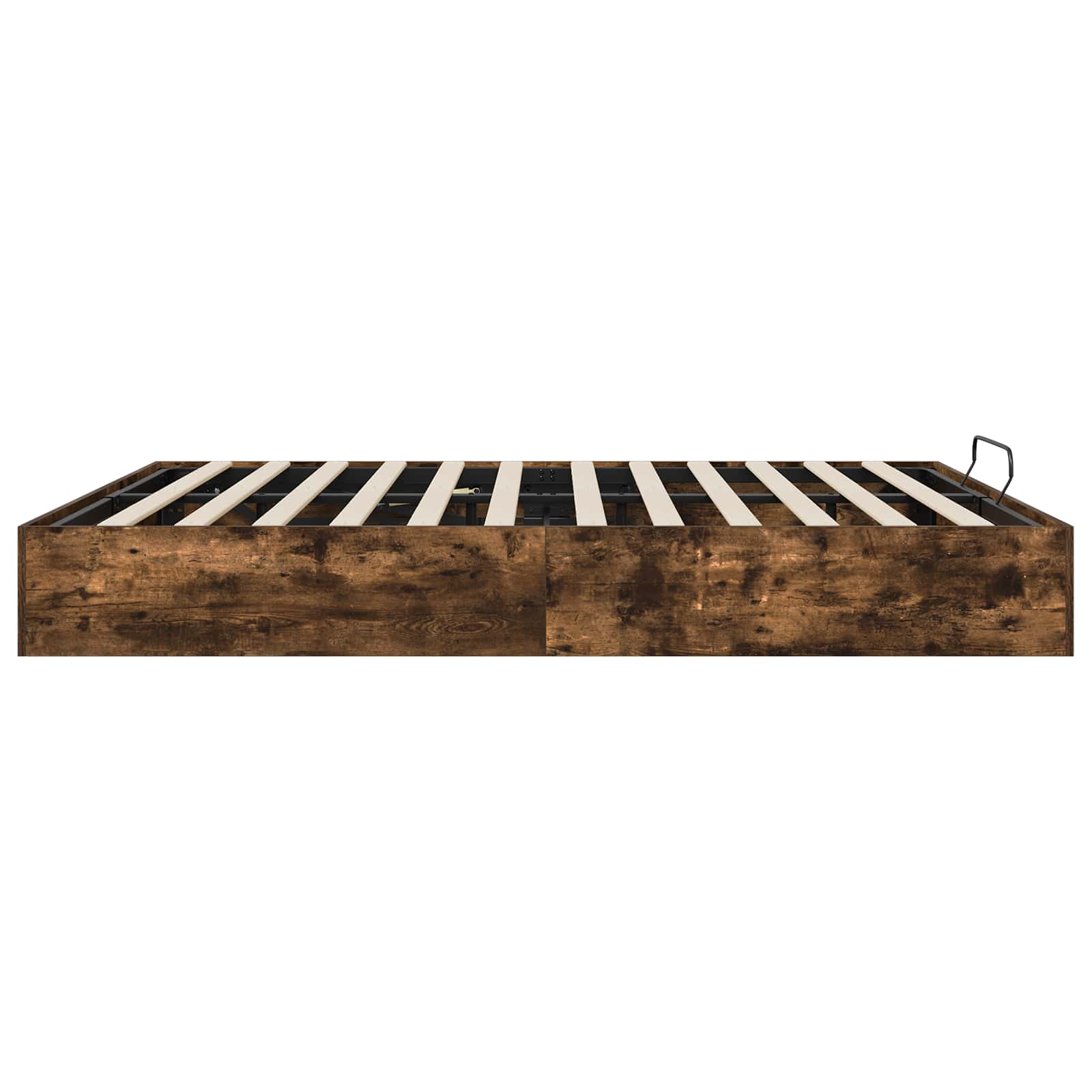 Ottoman Bedframe Gerookt eiken 193 x 120 x 25 cm Spaanplaat