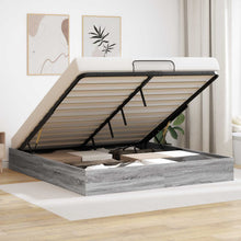 Ottoman Bedframe Grijs Sonoma 193 x 120 x 25 cm Spaanplaat