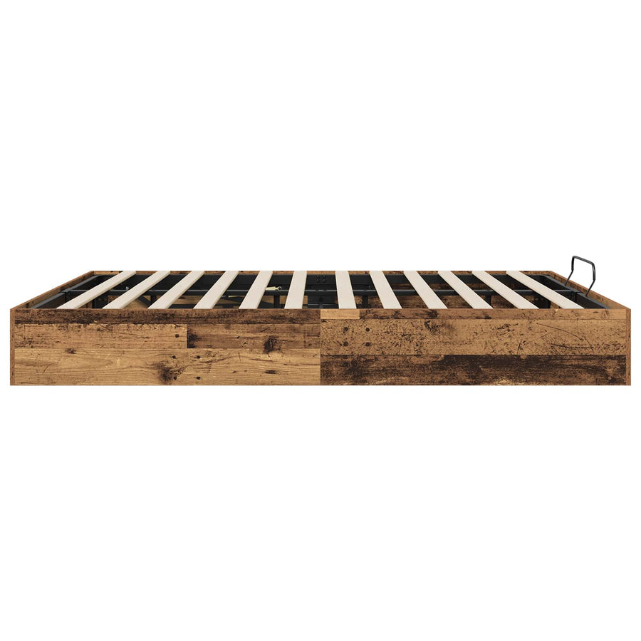 Ottoman Bedframe Oudhout 193 x 120 x 25 cm Bewerkt hout