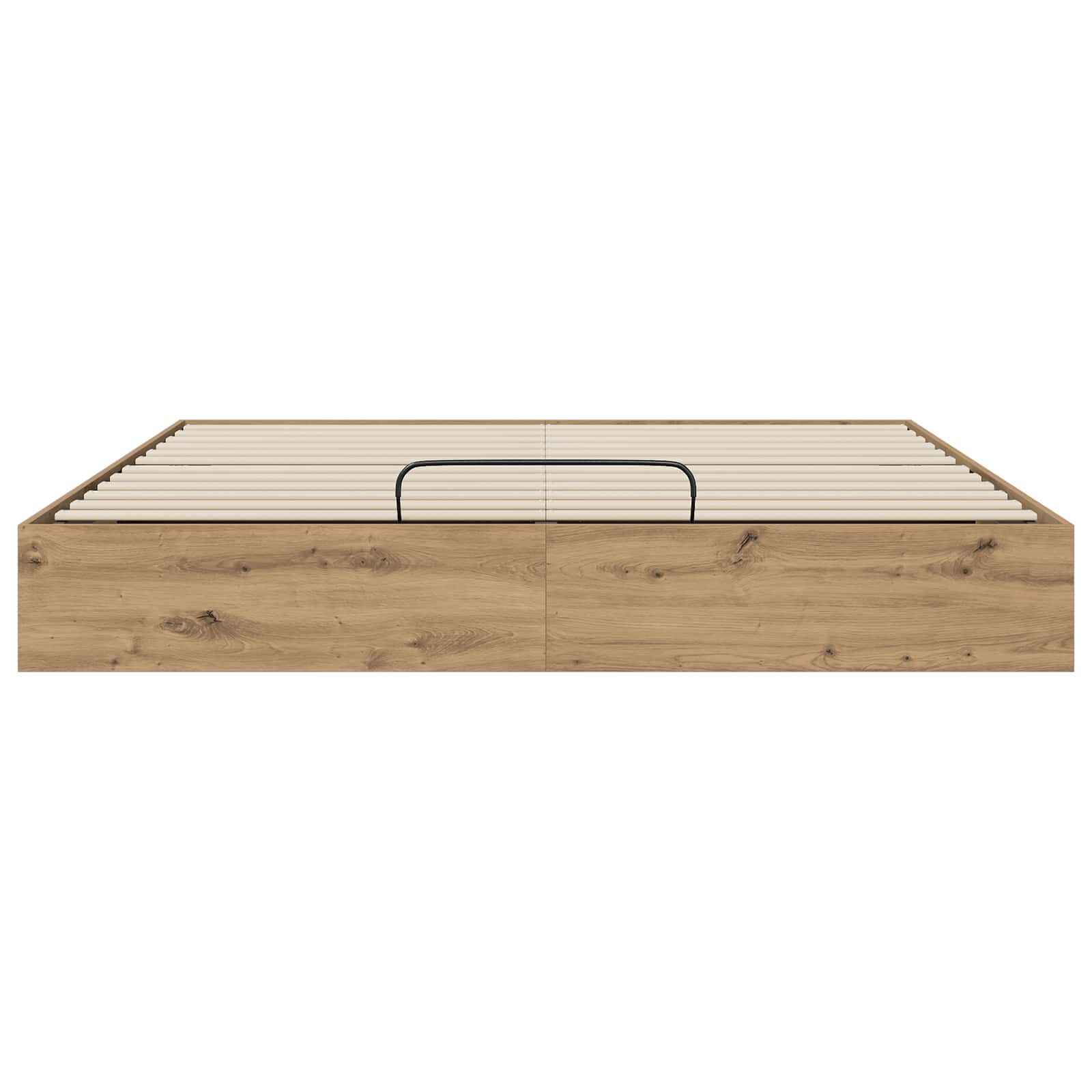 Ottoman Bedframe Ambachtelijk eiken 193 x 120 x 25 cm