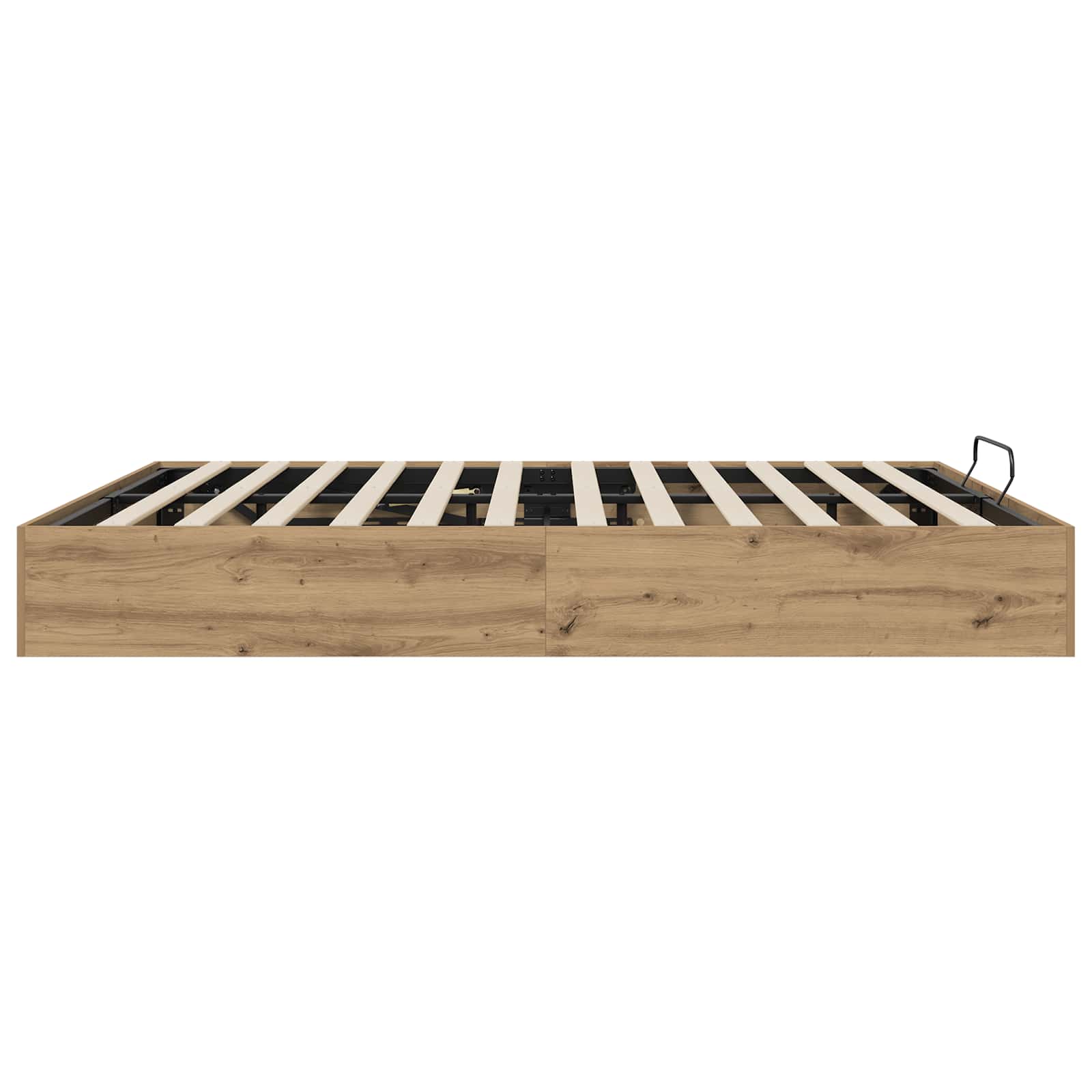 Ottoman Bedframe Ambachtelijk eiken 193 x 120 x 25 cm