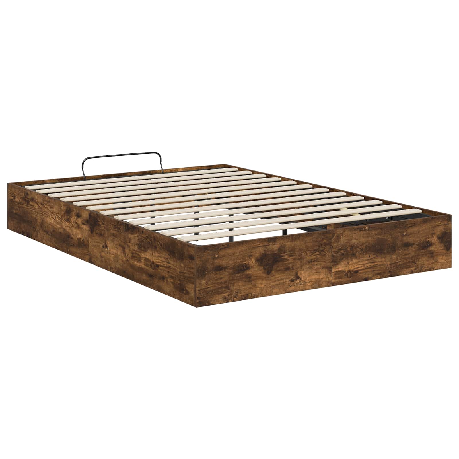 Ottoman Bedframe Gerookt eiken 193 x 120 x 25 cm Spaanplaat