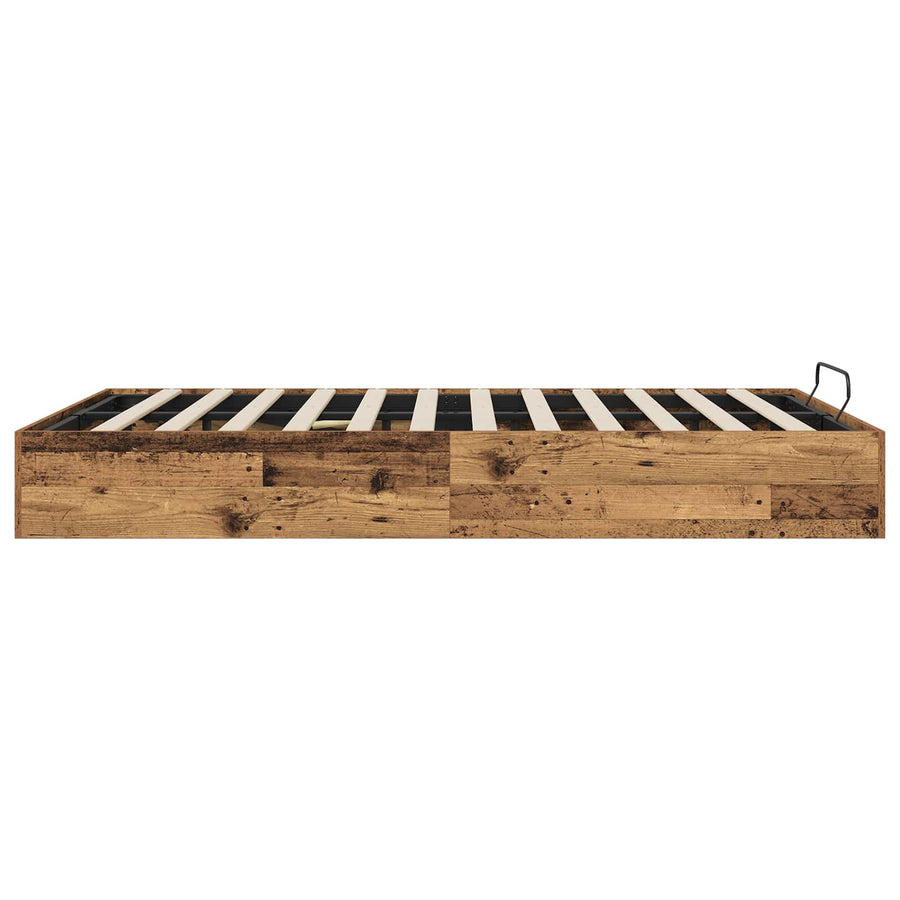 Ottoman Bedframe Oudhout 193 x 120 x 25 cm Spaanplaat