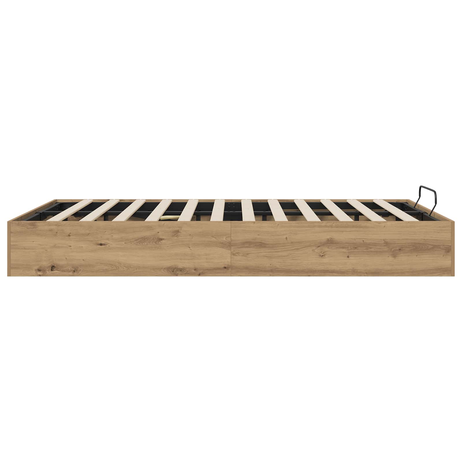 Ottoman Bedframe Ambachtelijk eiken 193 x 120 x 25 cm
