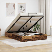 Ottoman bedframe 193x120x25 cm spaanplaat oudhout
