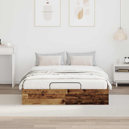 Ottoman Bedframe Oudhout 193 x 120 x 25 cm Spaanplaat