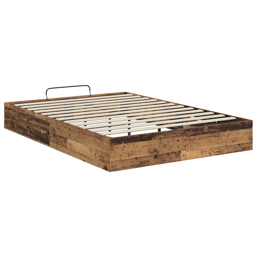 Ottoman Bedframe Oudhout 193 x 120 x 25 cm Spaanplaat