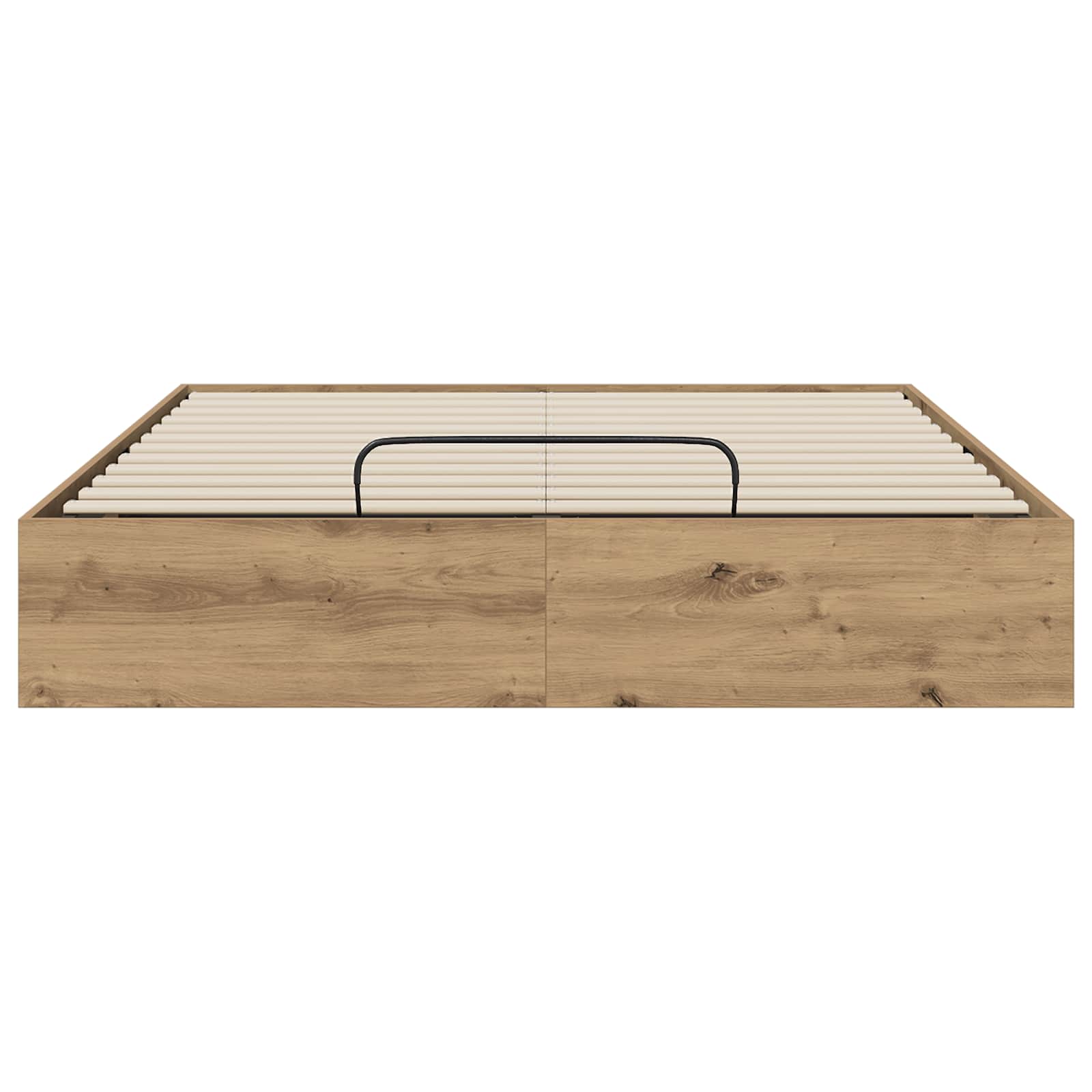 Ottoman Bedframe Ambachtelijk eiken 193 x 120 x 25 cm