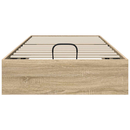 Ottoman Bedframe Sonoma Eiken 193 x 120 x 25 cm Spaanplaat