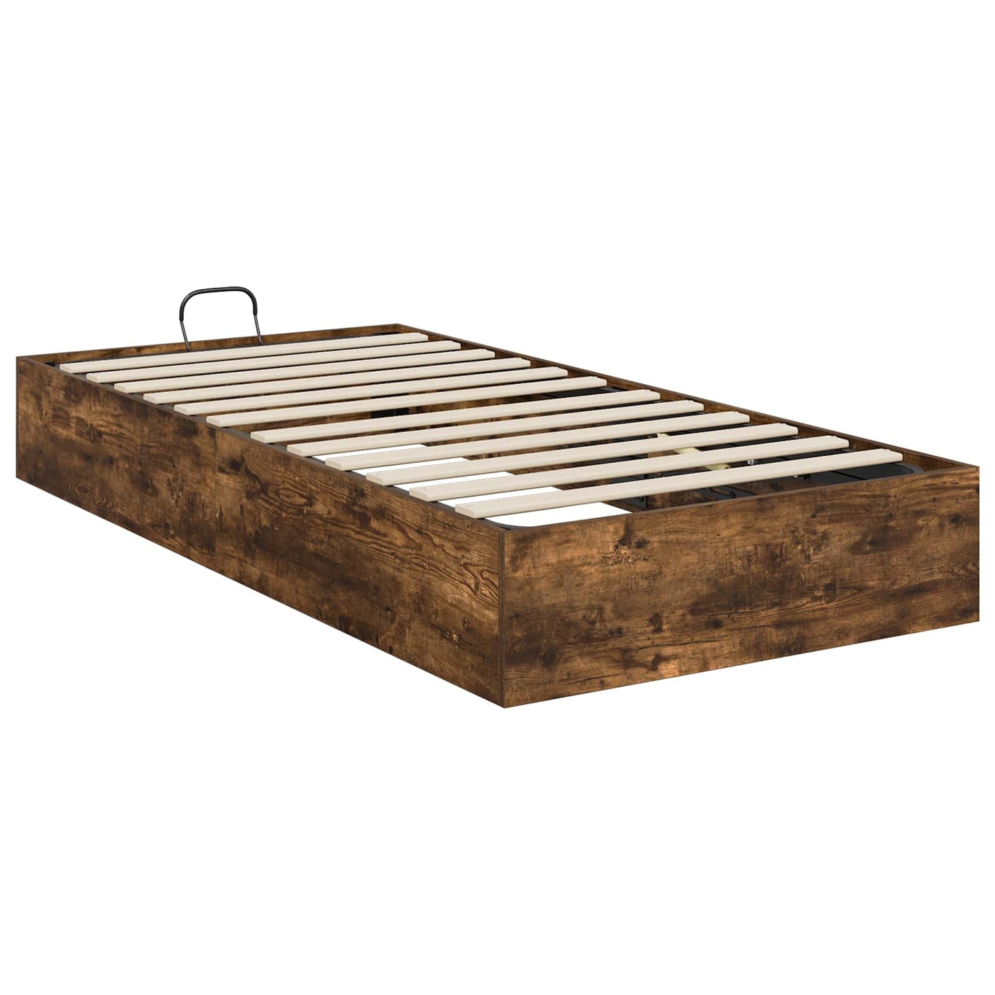 Ottoman Bedframe Gerookt eiken 193 x 120 x 25 cm Spaanplaat