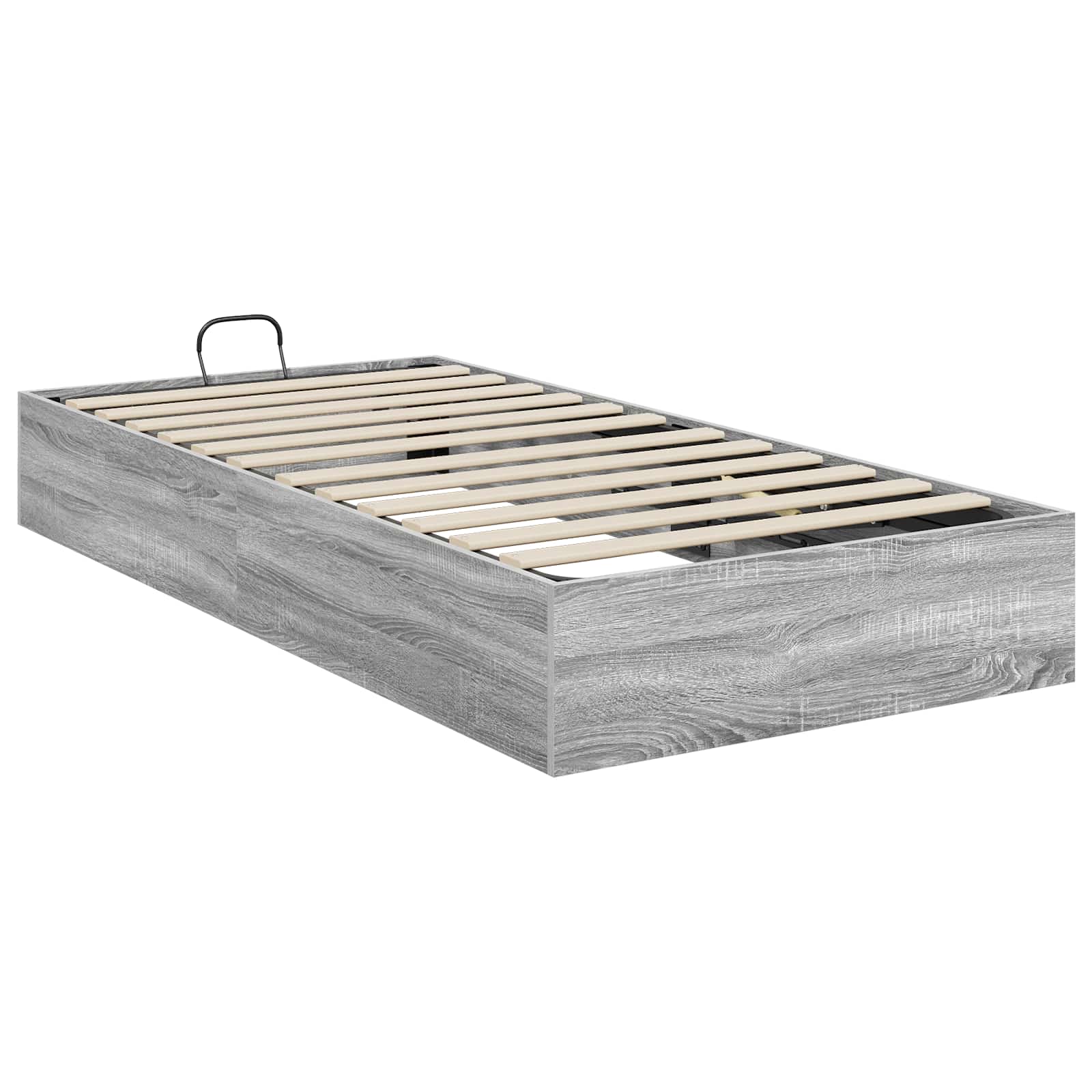 Ottoman Bedframe Grijs Sonoma 193 x 120 x 25 cm Spaanplaat