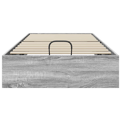 Ottoman Bedframe Grijs Sonoma 193 x 120 x 25 cm Spaanplaat