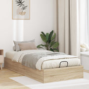 Ottoman bedframe 193x120 cm spaanplaat Sonoma eiken