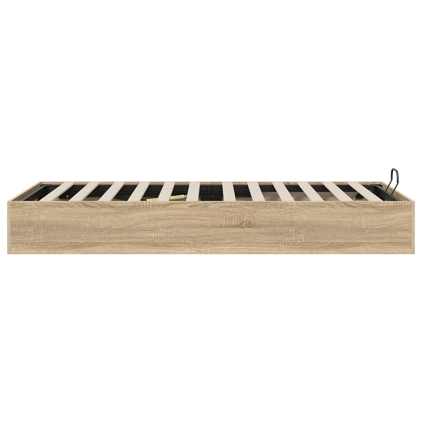 Ottoman Bedframe Sonoma Eiken 193 x 120 x 25 cm Spaanplaat