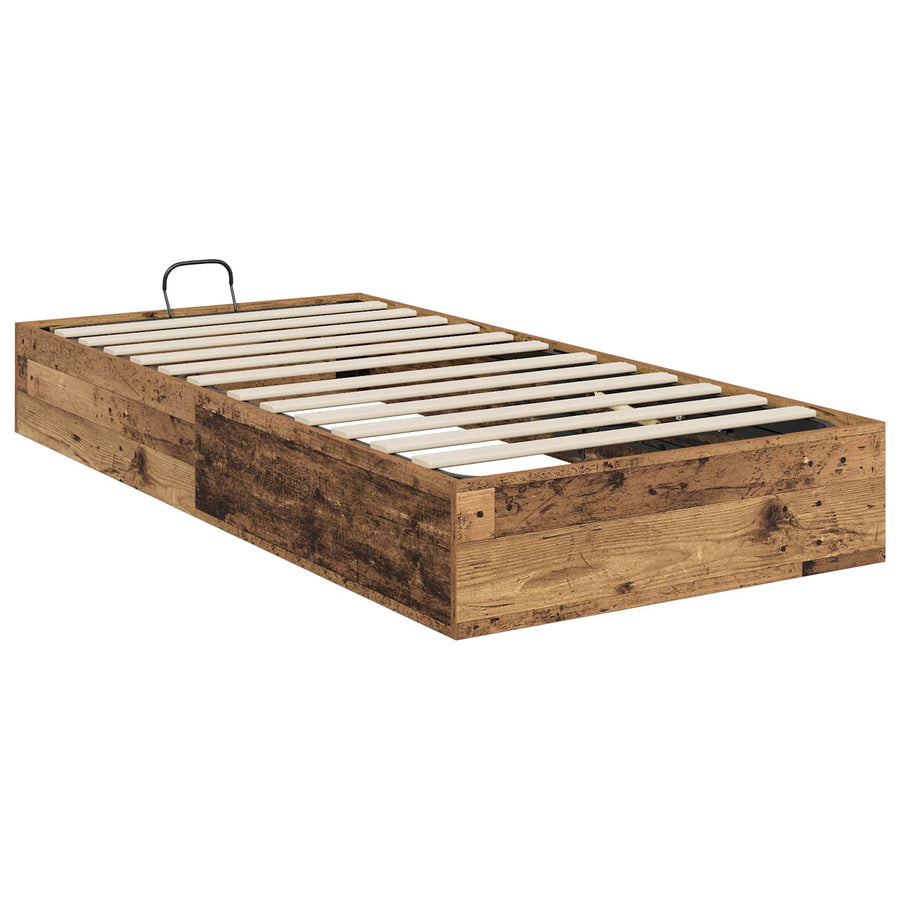 Ottoman Bedframe Oudhout 193 x 120 x 25 cm Spaanplaat