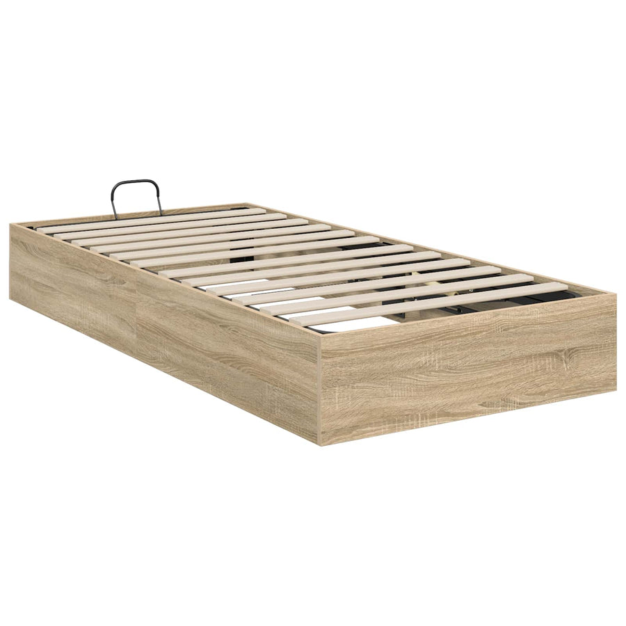 Ottoman Bedframe met opslag Sonoma Eiken 203 x 80,5 x 25 cm