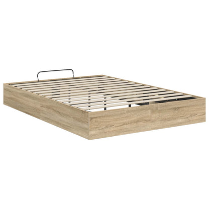 Ottoman Bedframe Sonoma Eiken 193 x 120 x 25 cm Spaanplaat