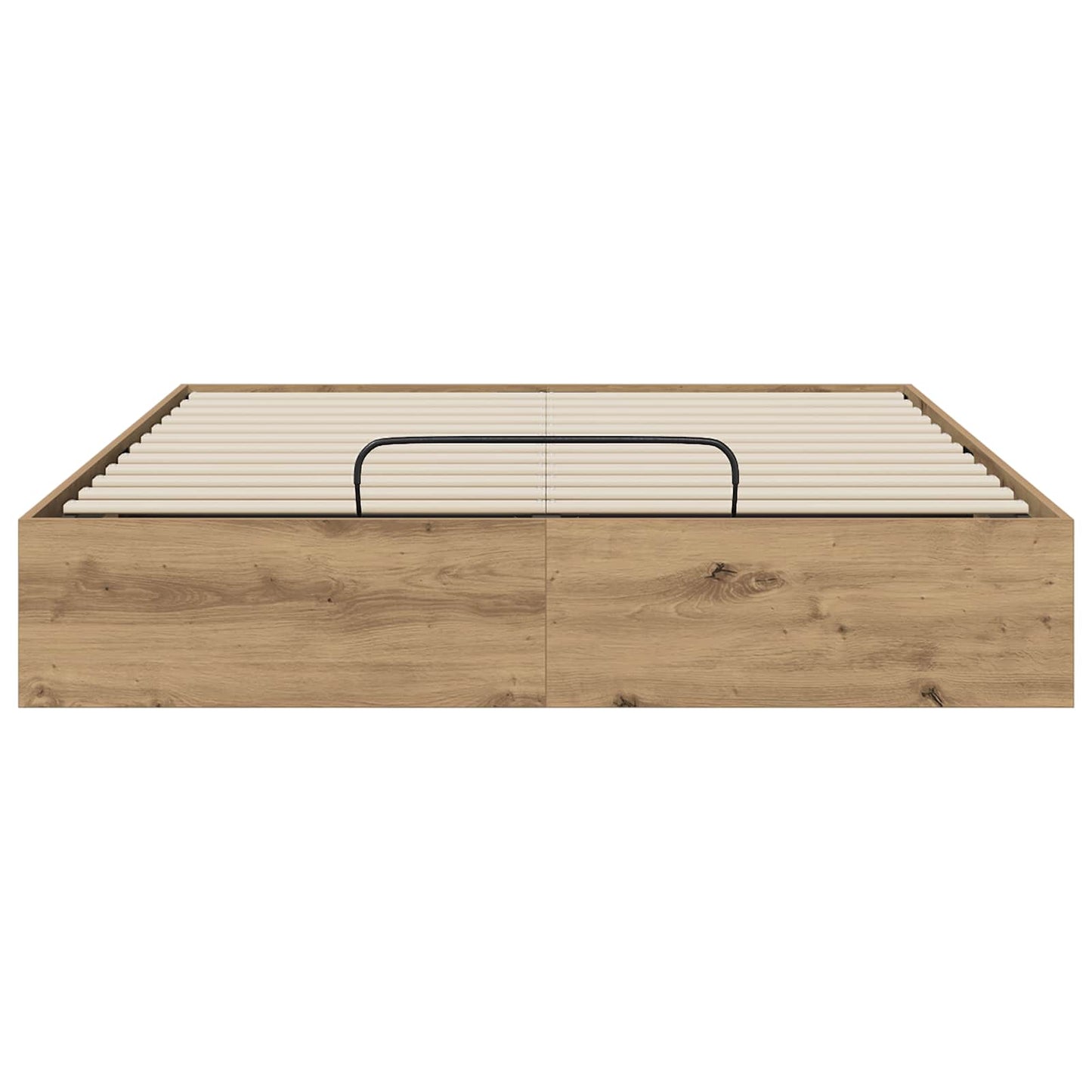 Ottoman Bedframe Ambachtelijk eiken 193 x 120 x 25 cm