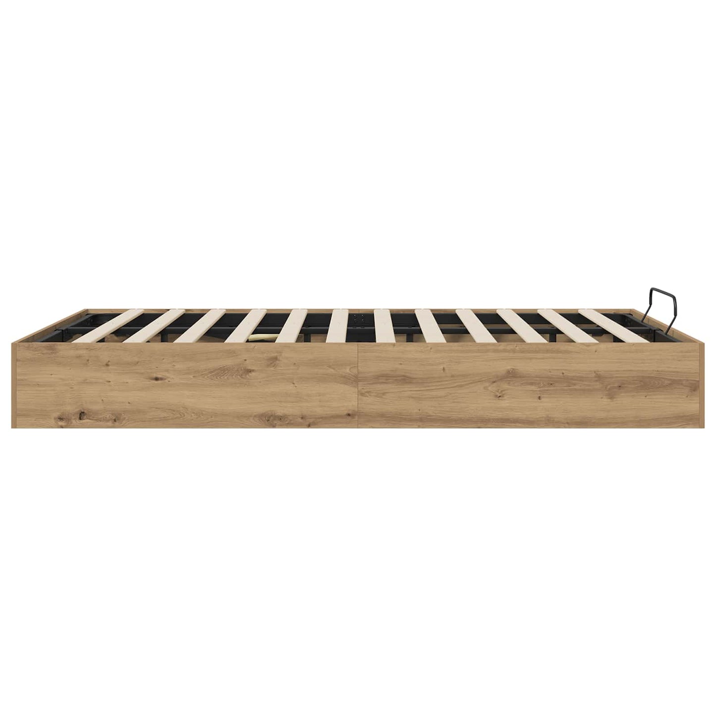 Ottoman Bedframe Ambachtelijk eiken 193 x 120 x 25 cm