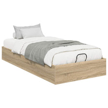 Ottoman Bedframe Sonoma Eiken 193 x 120 x 25 cm Spaanplaat