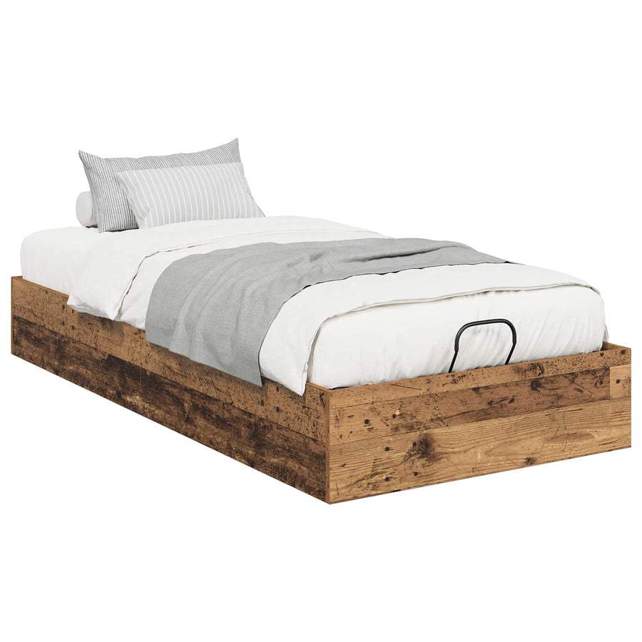 Ottoman Bedframe Oudhout 193 x 120 x 25 cm Spaanplaat
