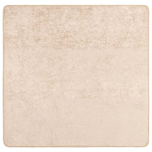 Vloerkleed Print Crème 100 x 100 cm Polyester en PVC