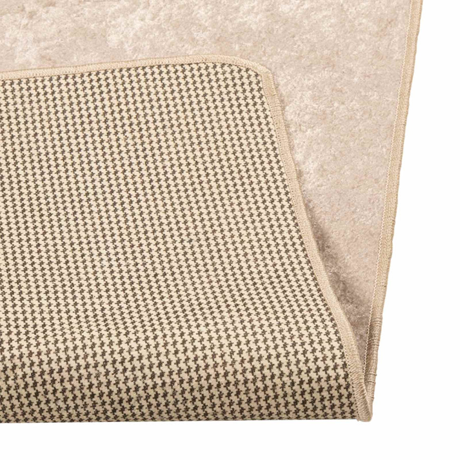 Vloerkleed Print Crème 150 x 100 cm Polyester en PVC