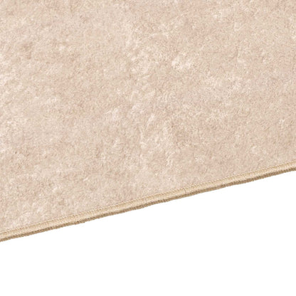 Vloerkleed Print Crème 400 x 100 cm Polyester en PVC