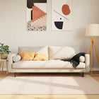 Rug Print Cream 170 x 120 cm Polyester and PVC