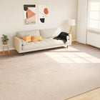 Vloerkleed crème 400x300 cm polyester PVC