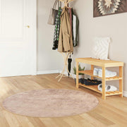 Vloerkleed MARSA zand 120x120 cm polyester PVC