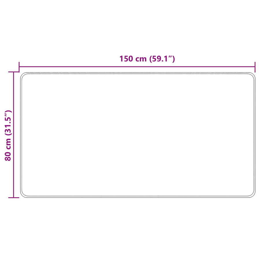 Vloerkleedloper MARSA Bosgroen 150 x 80 cm Polyester en PVC