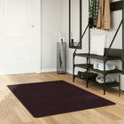 Vloerkleedloper 100x80 cm antraciet polyester PVC