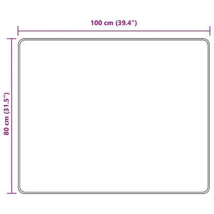 Vloerkleedloper MARSA Grijs 100 x 80 cm Polyester en PVC