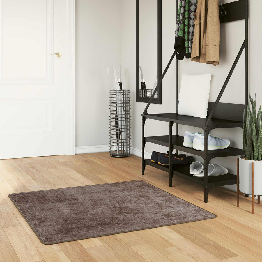 Vloerkleedloper MARSA Grijs 100 x 100 cm Polyester en PVC