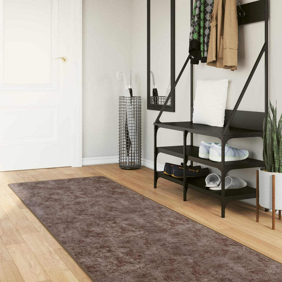 Vloerkleedloper MARSA Grijs 350 x 100 cm Polyester en PVC