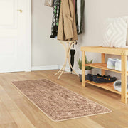 Vloerkleedloper geel 50 x 200 cm polyester PVC