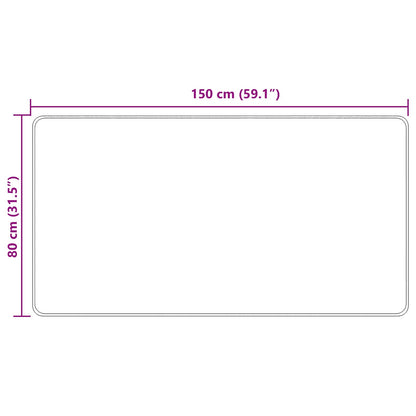 Vloerkleedloper MARSA Geel 80 x 150 cm Polyester en PVC