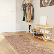 Vloerkleedloper geel 80 x 400 cm polyester PVC