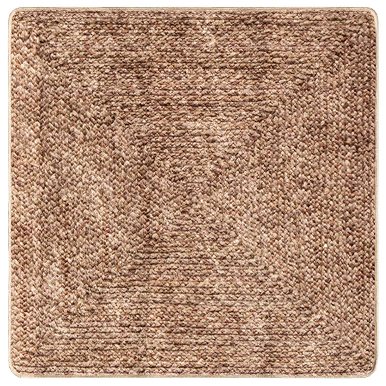 Vloerkleedloper MARSA Geel 100 x 100 cm Polyester en PVC
