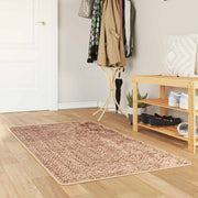 Vloerkleedloper geel 100 x 200 cm polyester PVC