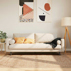 Rug Runner MARSA Yellow 120 x 170 cm Polyester and PVC