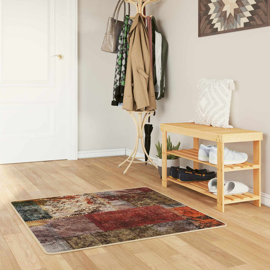Vloerkleedloper MARSA Multikleur 100 x 100 cm Polyester en PVC