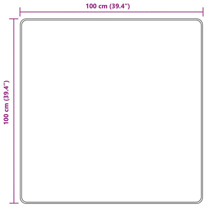 Vloerkleedloper MARSA Multikleur 100 x 100 cm Polyester en PVC