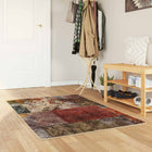 Vloerkleedloper 150x100 cm multikleur polyester PVC