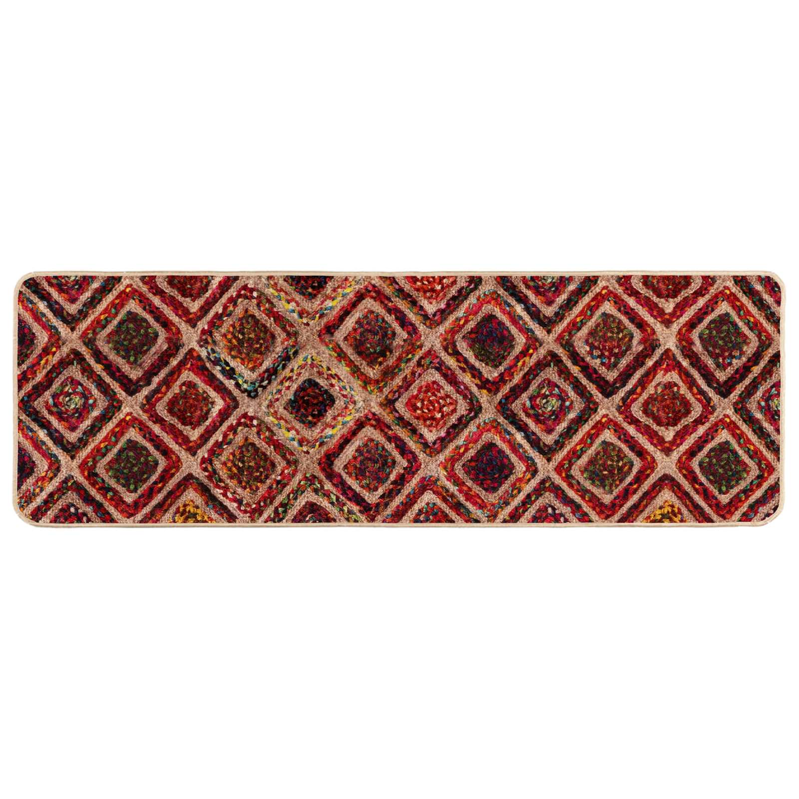 Vloerkleedloper MARSA Multikleur 50 x 100 cm Polyester en PVC