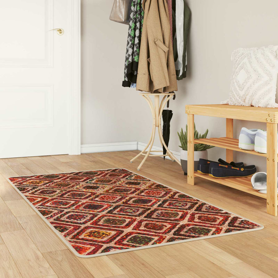 Vloerkleedloper MARSA Multikleur 80 x 100 cm Polyester en PVC