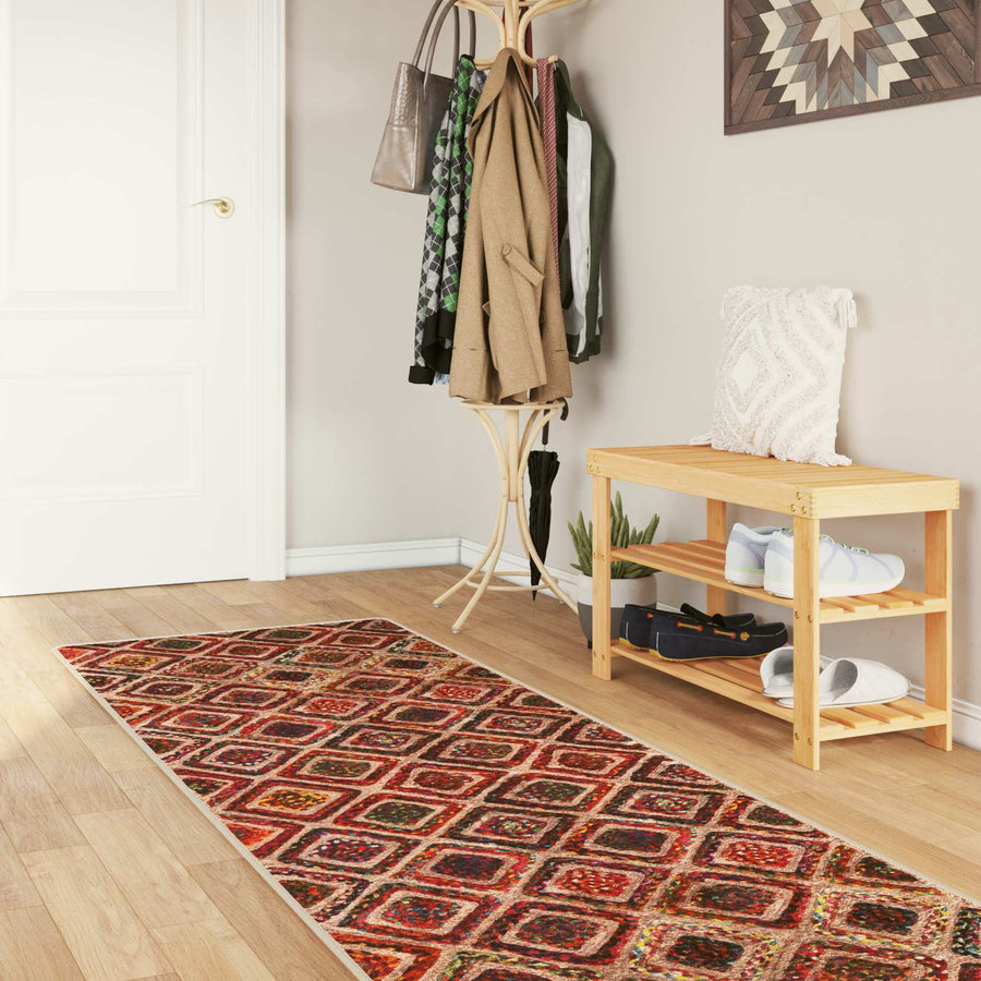 Vloerkleedloper MARSA Multikleur 80 x 250 cm Polyester en PVC